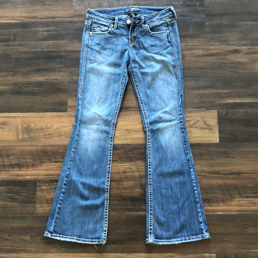 Silver Eden Flare Leg Jeans